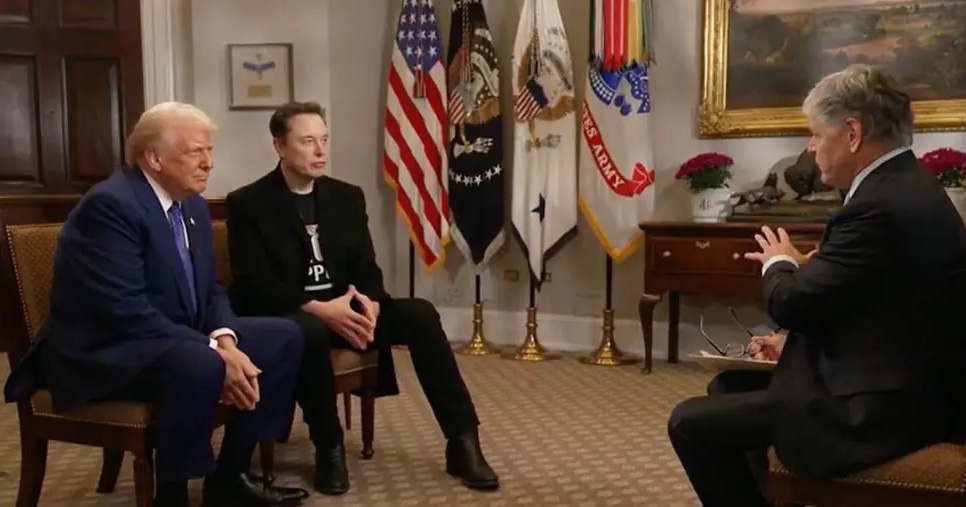 Trump, Musk et Hannity