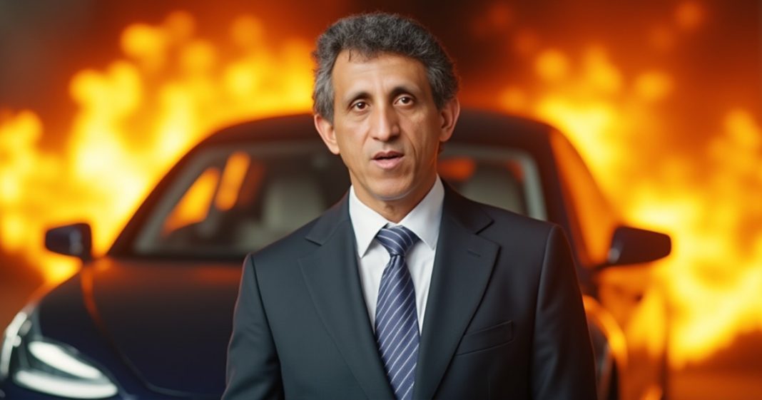 Amir Khadir naime pas sa Tesla Amir Khadir n'aime pas sa Tesla