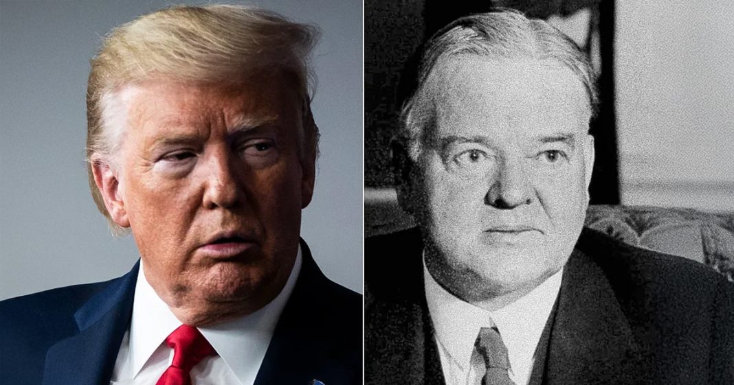 Donald Trump is the new Herbert Hoover Donald Trump is the new Herbert Hoover