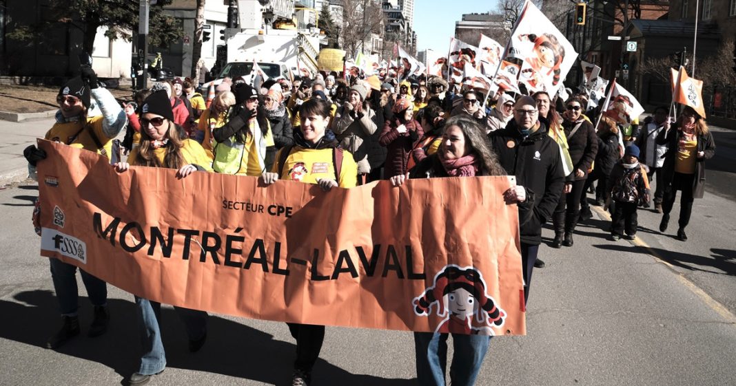 Grève dans les CPE: les 13 000 travailleurs votent aujourd’hui sur une possible grève générale illimitée