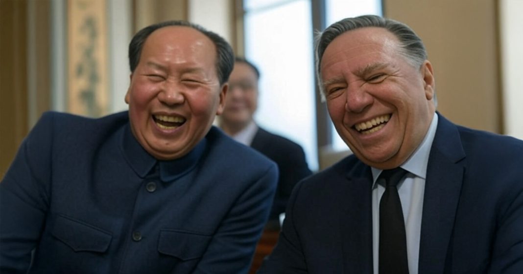 La CAQ en panique : Quand Legault se prend pour Mao sur X