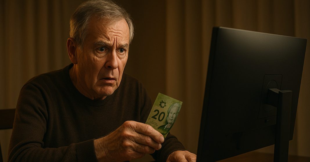 Boomer avec la fraude en ligne