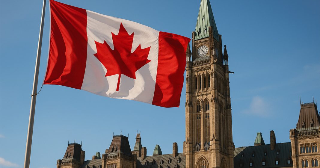 Drapeau et Parlement Canadien