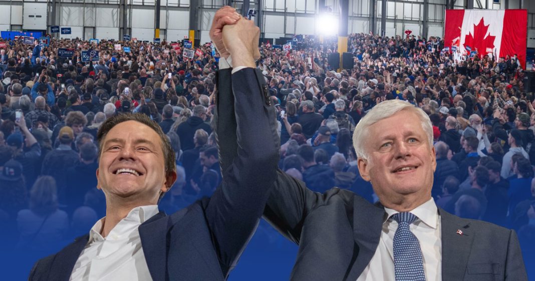 Harper et Poilievre à Edmonton Harper et Poilievre à Edmonton