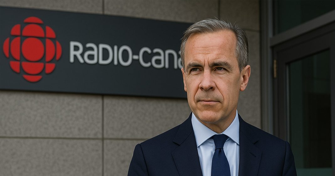Mark Carney devant Radio Canada