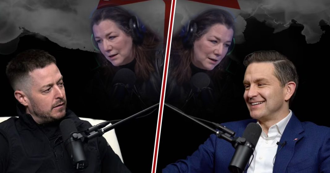 Sophie Durocher en oppositon aux podcast et Poilievre