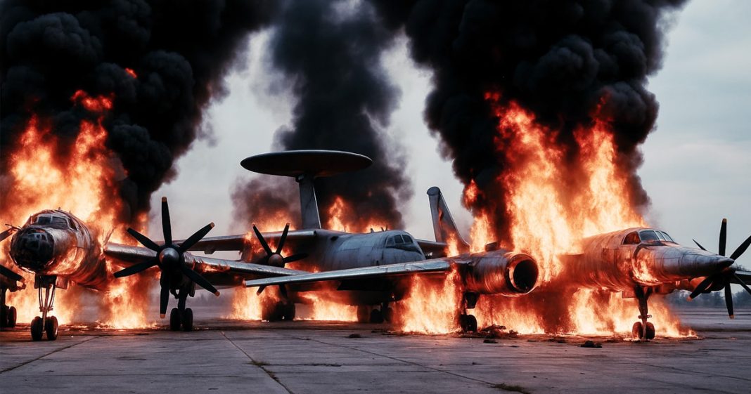 Avions Russes bombardés Avions Russes bombardés