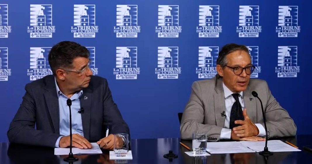 Éric Duhaime et Adrien Pouliot Éric Duhaime et Adrien Pouliot