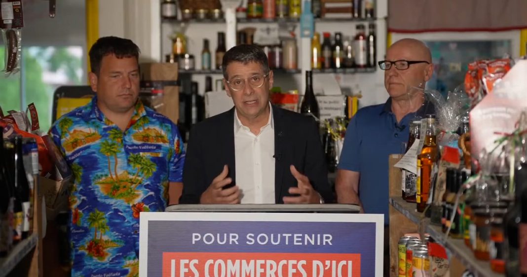 Éric Duhaime - petits commerçants Éric Duhaime - petits commerçants