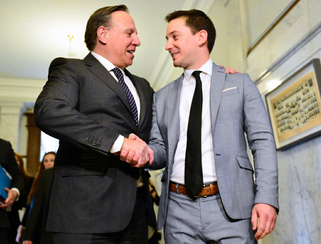 François Legault et Simon Jolin-Barrette