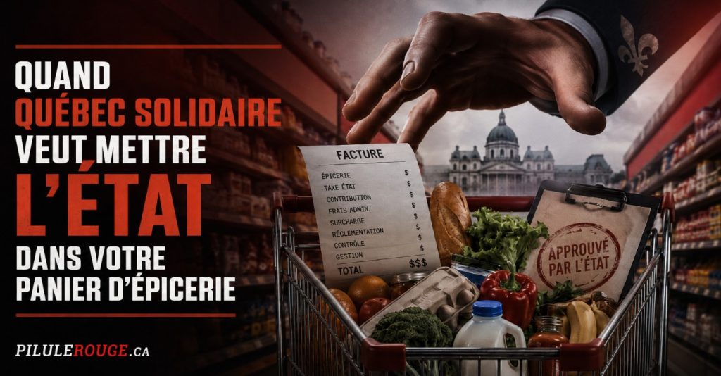 Quand Québec solidaire veut mettre l’État dans votre panier d’épicerie