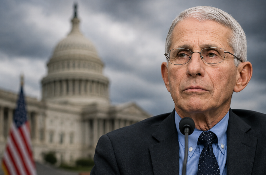 Fauci visé par un outrage au Congrès : le silence constitutionnel arrive au ministère de la Justice Anthony Fauci devant le Capitole, visé par une procédure pour outrage au Congrès