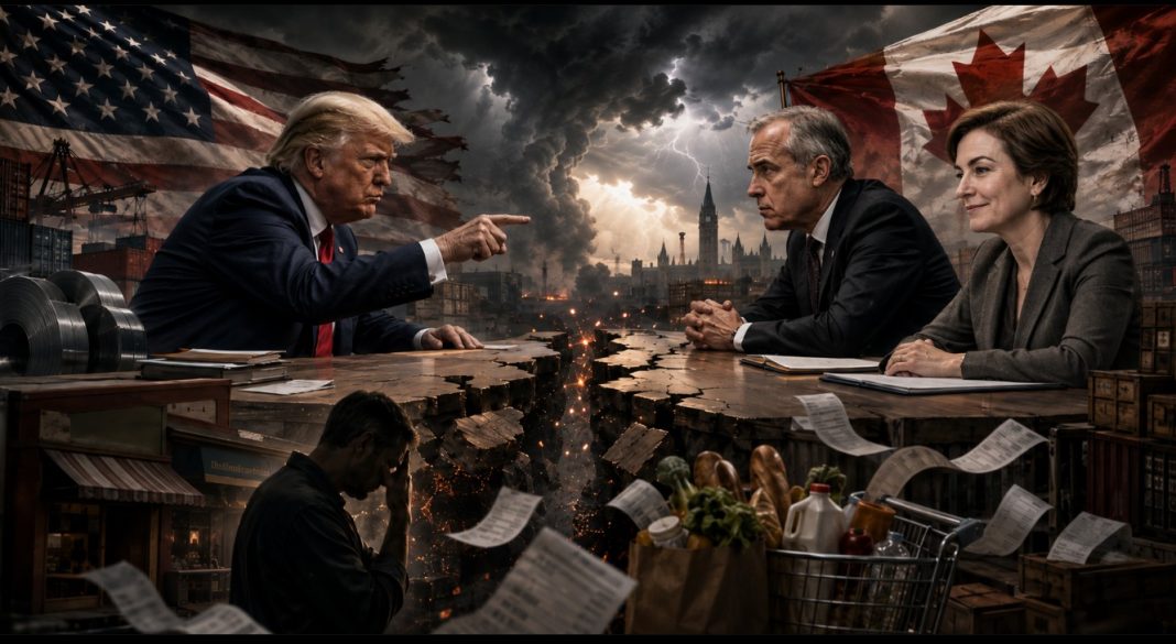 Guerre commerciale Canada-États-Unis avec Trump, Carney et Fréchette