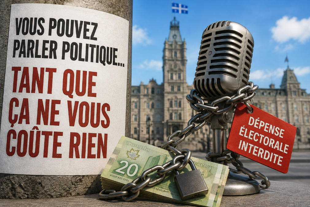 Liberté d’expression au Québec et restrictions aux dépenses électorales