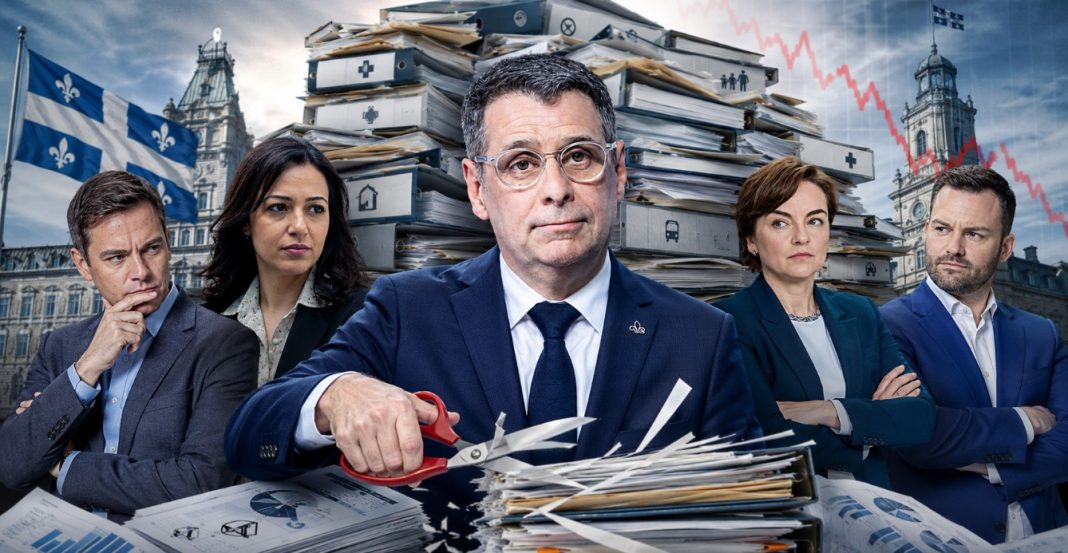 Dégraissage de l’État : Éric Duhaime réduit la bureaucratie québécoise