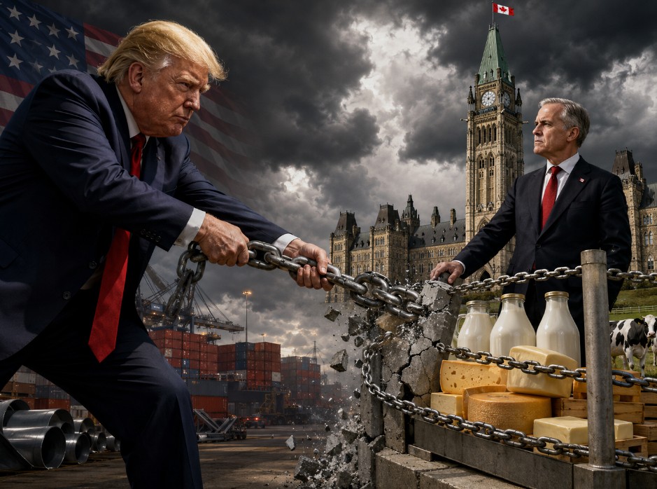 Gestion de l’offre canadienne sous pression de Donald Trump