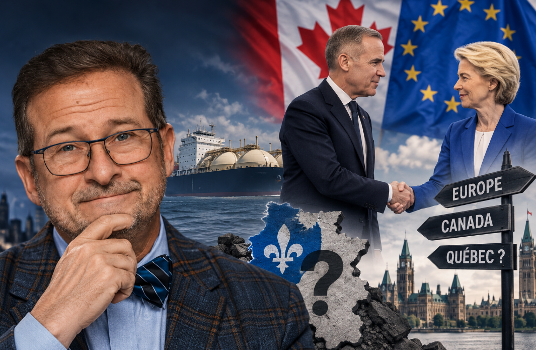 Illustration de l’article sur Yves-François Blanchet, Mark Carney et le rapprochement entre le Canada et l’Union européenne