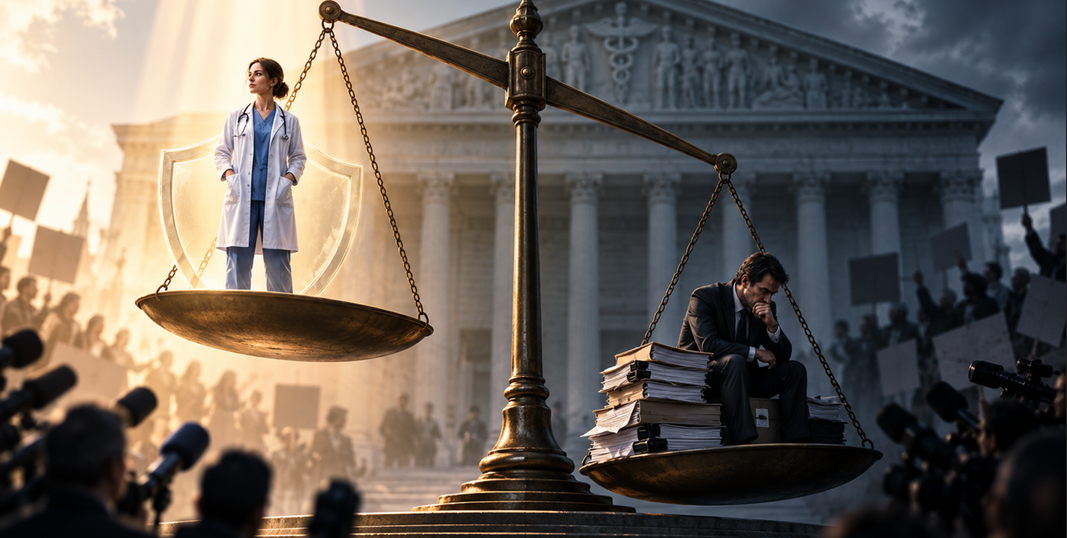 Illustration d’une balance symbolisant l’indignation sélective dans le débat public